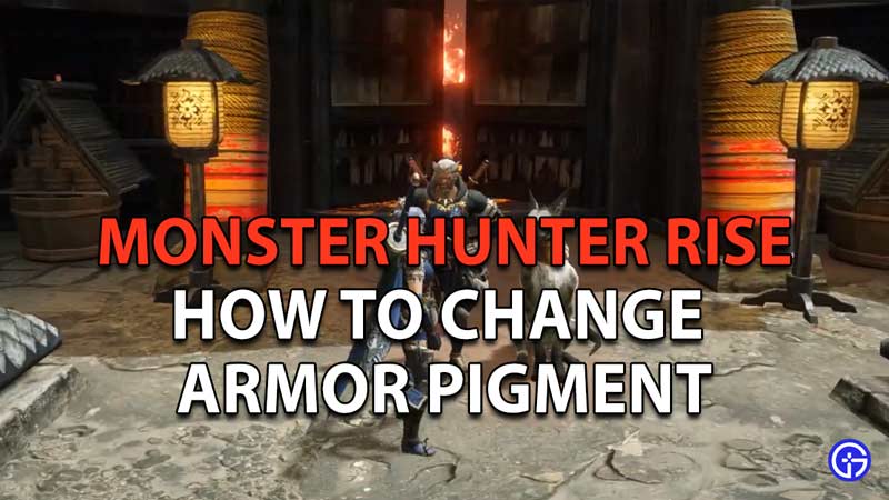 Monster Hunter Rise Armor Pigment