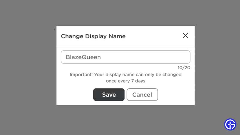 how to change display name in roblox