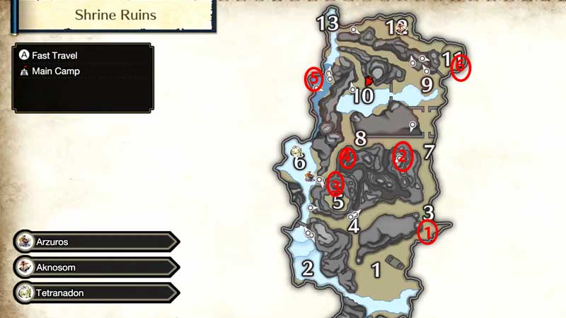 Monster Hunter Rise twisted remains location