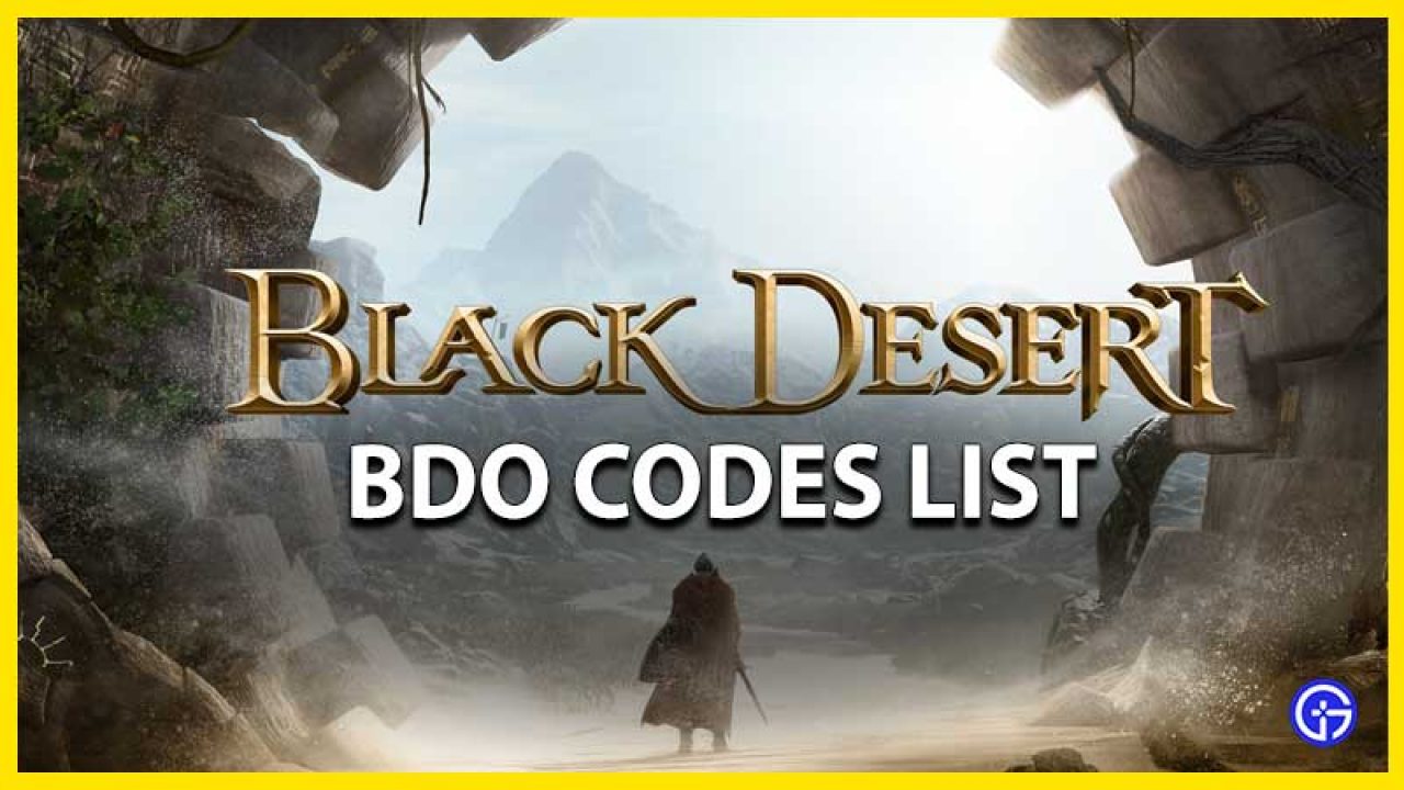 Black Desert Online BDO Codes To Redeem In September 2022