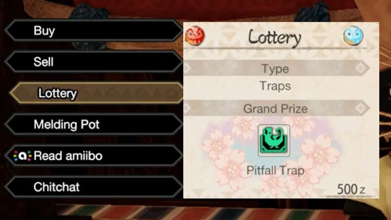 monster hunter rise lottery