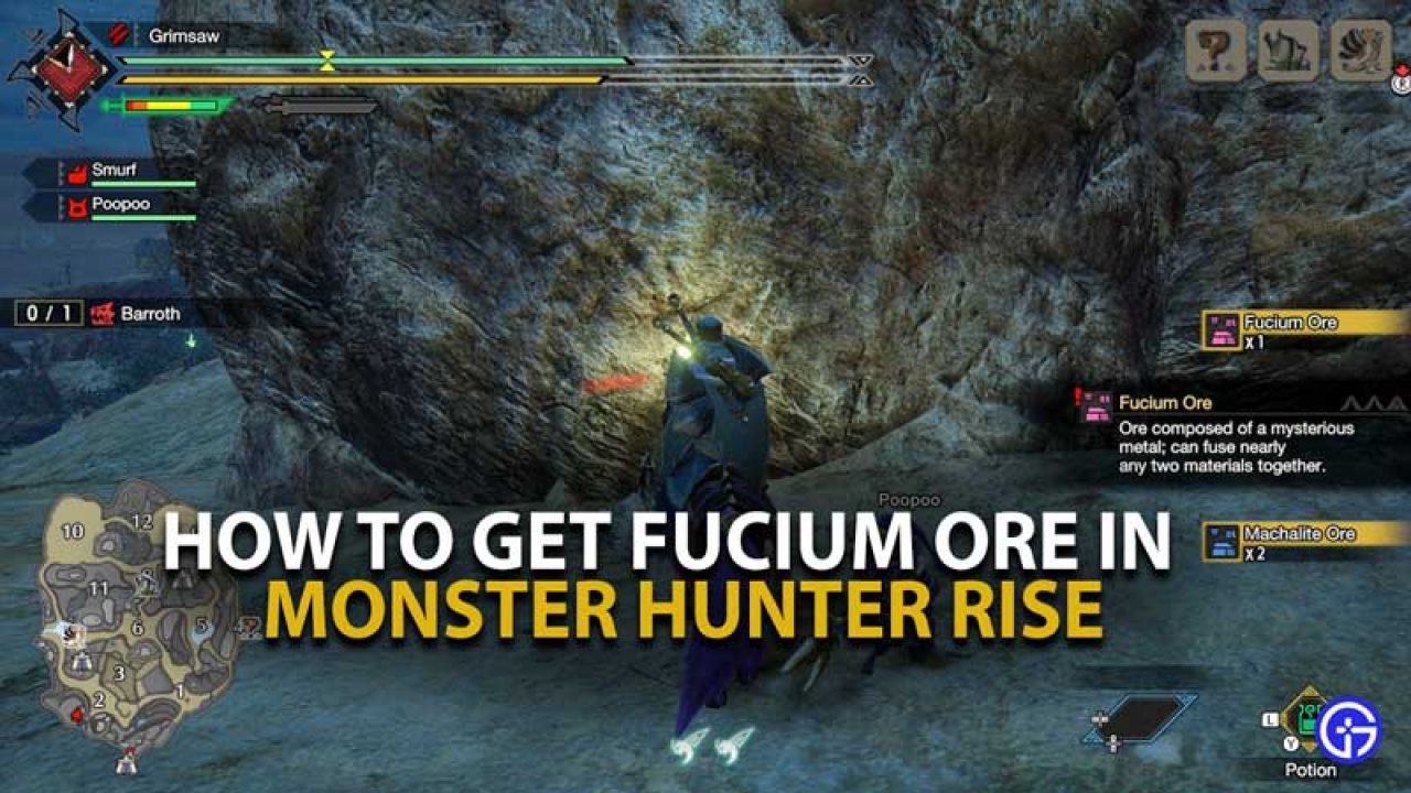 Monster Hunter Rise Fucium Ore Guide How To Find Farm Rare Material - ore hunt codes roblox