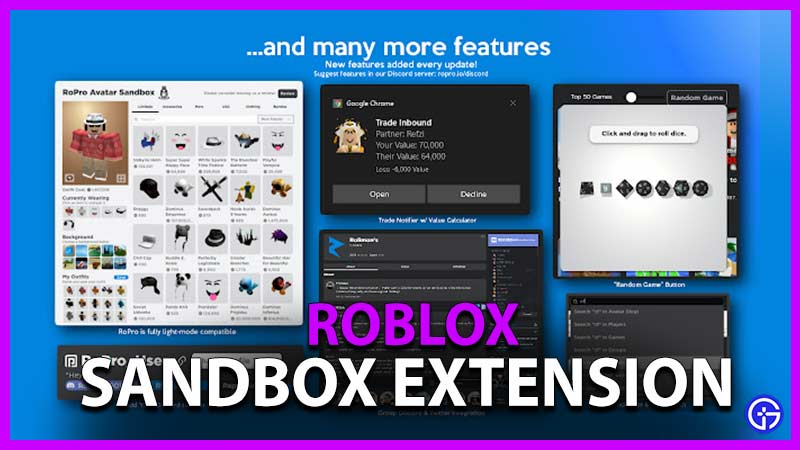 Roblox Sandbox Roblox Extension