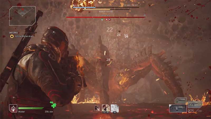 how to beat molten acari in outriders