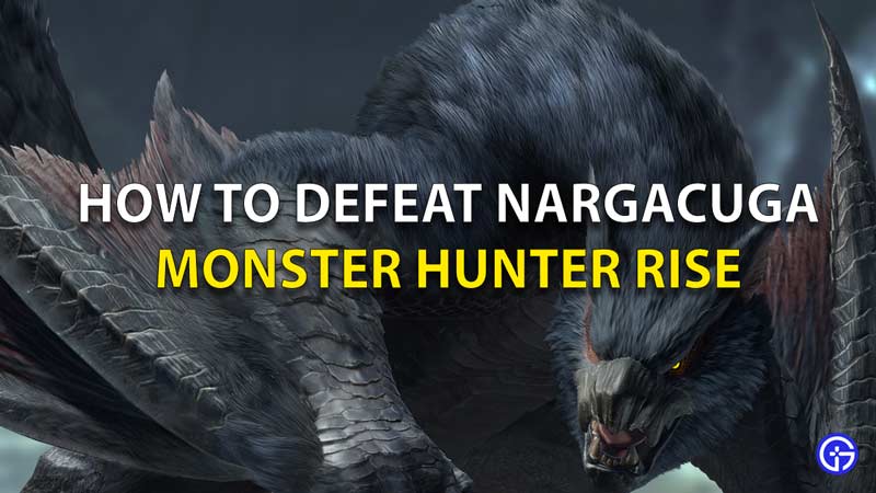 monster hunter rise how to beat Nargacuga