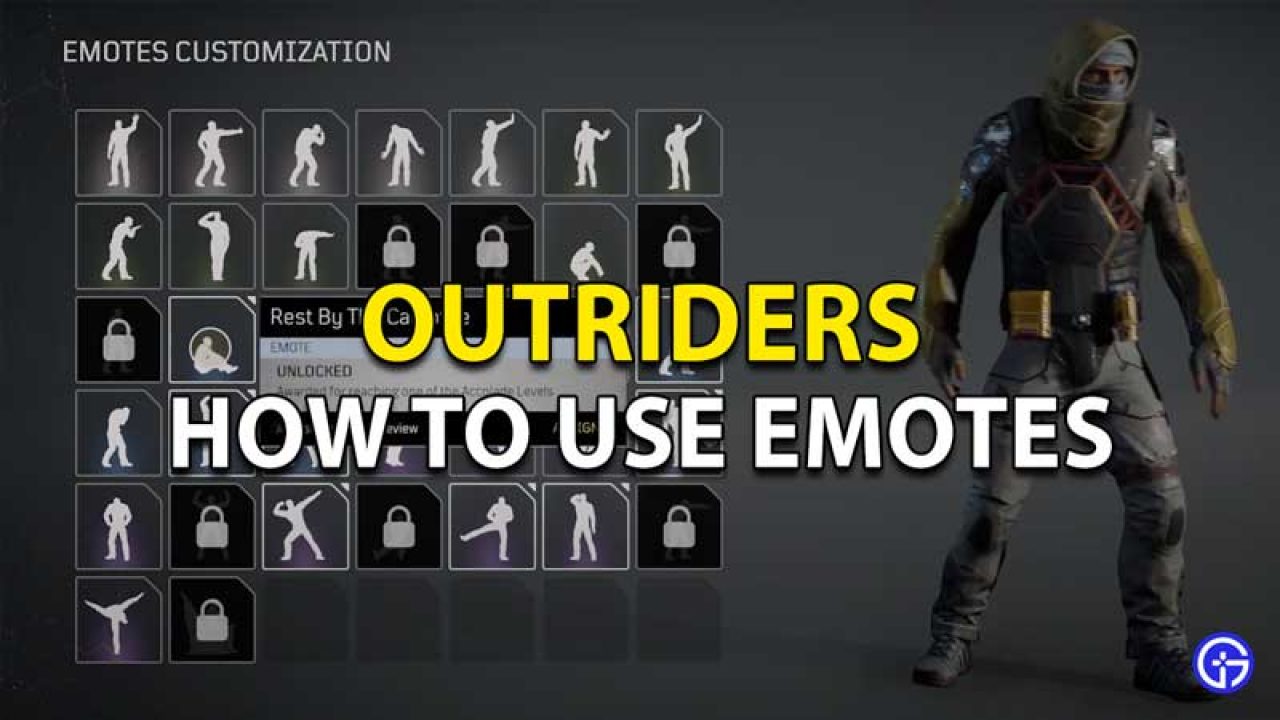 Outriders How To Emote And Dance Gamer Tweak - how to use emotes in roblox 2021