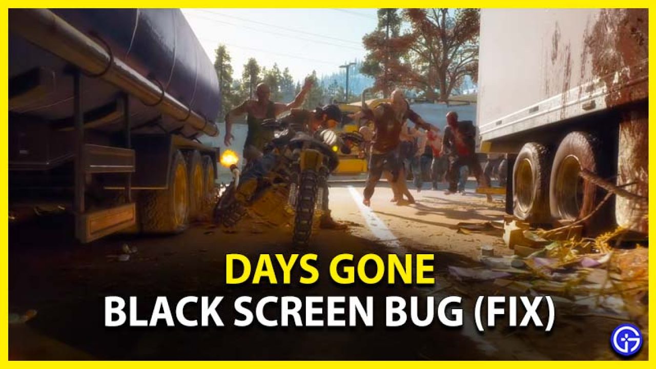 Days Gone Pc Black Screen Bug Fix Gamer Tweak - roblox white screen bug