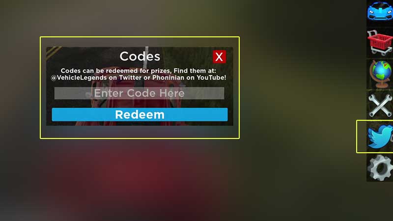 Roblox Vehicle Legends Codes