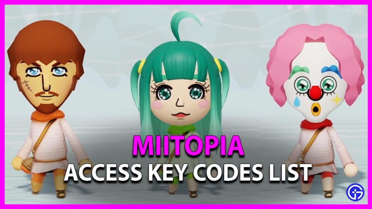 Miitopia Access Key Codes List Best Mii Codes Zelda Mario Sonic