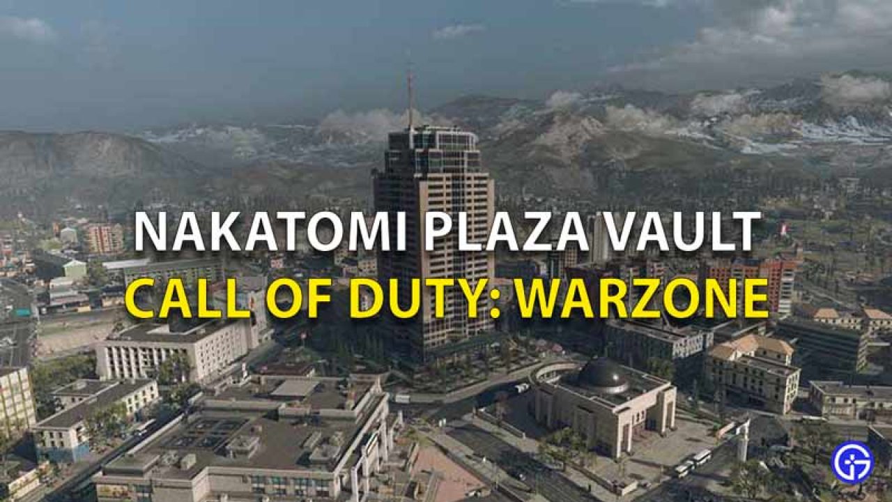 Call Of Duty Warzone How To Open The Nakatomi Plaza Vault - roblox the plaza all twitter codes