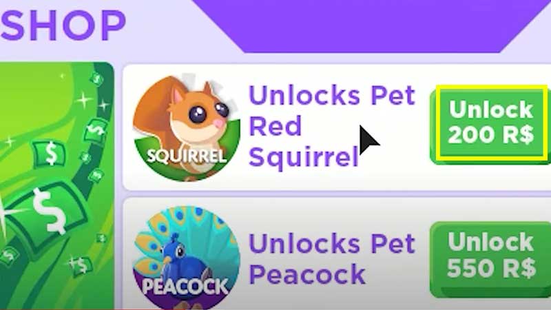 Roblox Adopt Me Red Squirrel