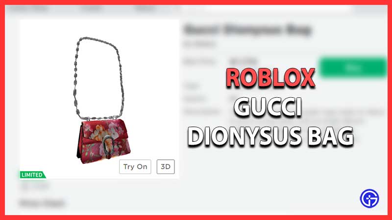 roblox gucci dionysus bag with bee