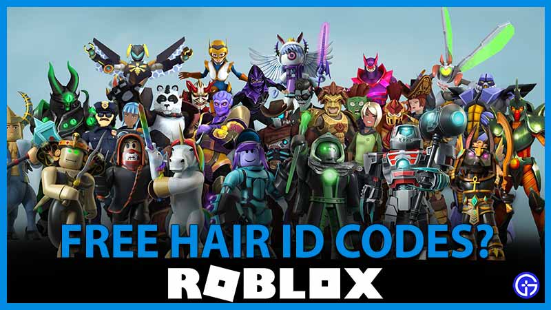 Full Roblox hair codes list