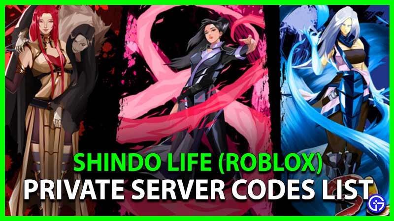 Roblox Shindo Life Private Server Codes List
