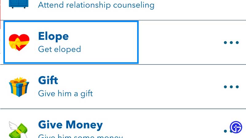 What Does Getting Eloped Mean In BitLife