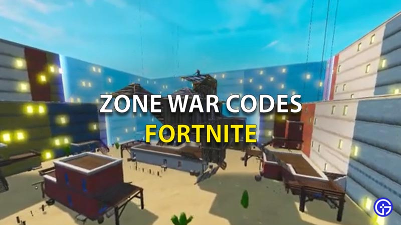 Zone War Codes Fortnite