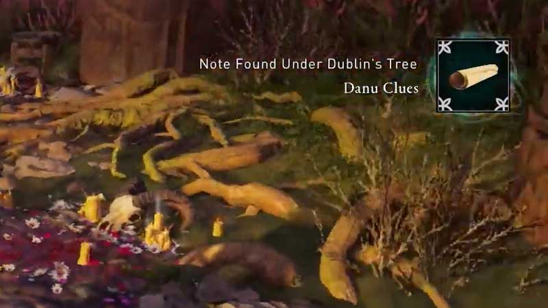 Tallest Tree In Dublin AC Valhalla Spider Clues Wrath Of Druids
