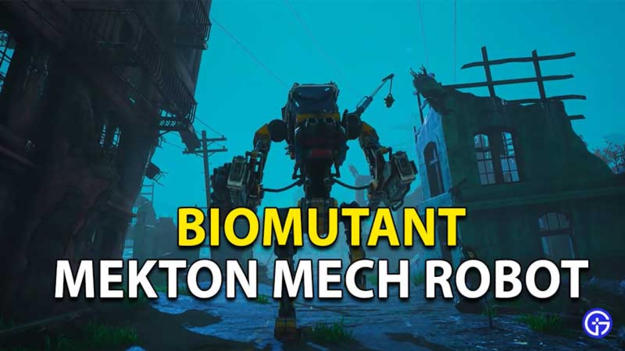 Biomutant How To Get A Mech Robot Mekton Gamer Tweak - how to add guns on roblox build your own mech