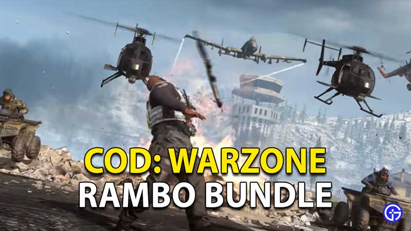 How To Get The Rambo Warzone Bundle