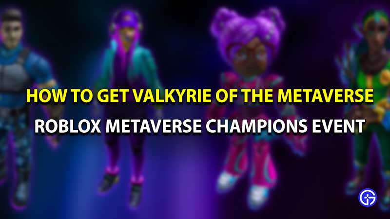 Roblox Metaverse champions valkyrie