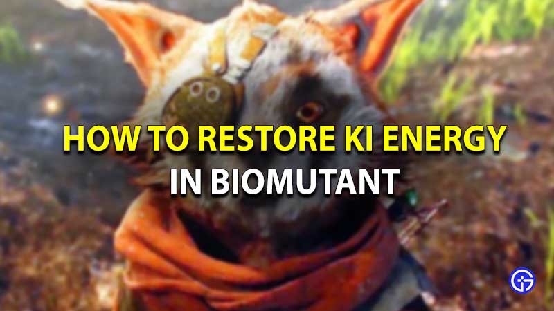 How To Restore Ki Energy In Biomutant? (Ki Energy Guide)