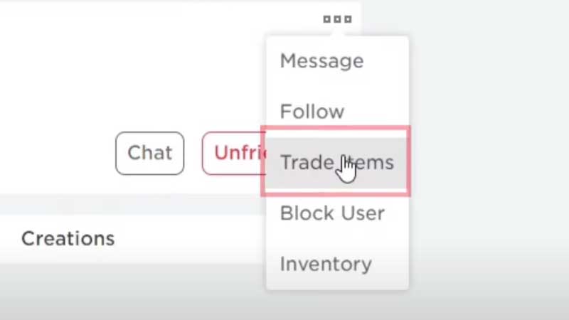 How To Trade Items With Friends In Roblox Gamer Tweak - how do u trade in roblox