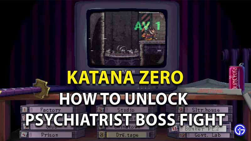 How to Unlock the Psychiatrist Boss in Katana ZERO | Secret Boss Fight