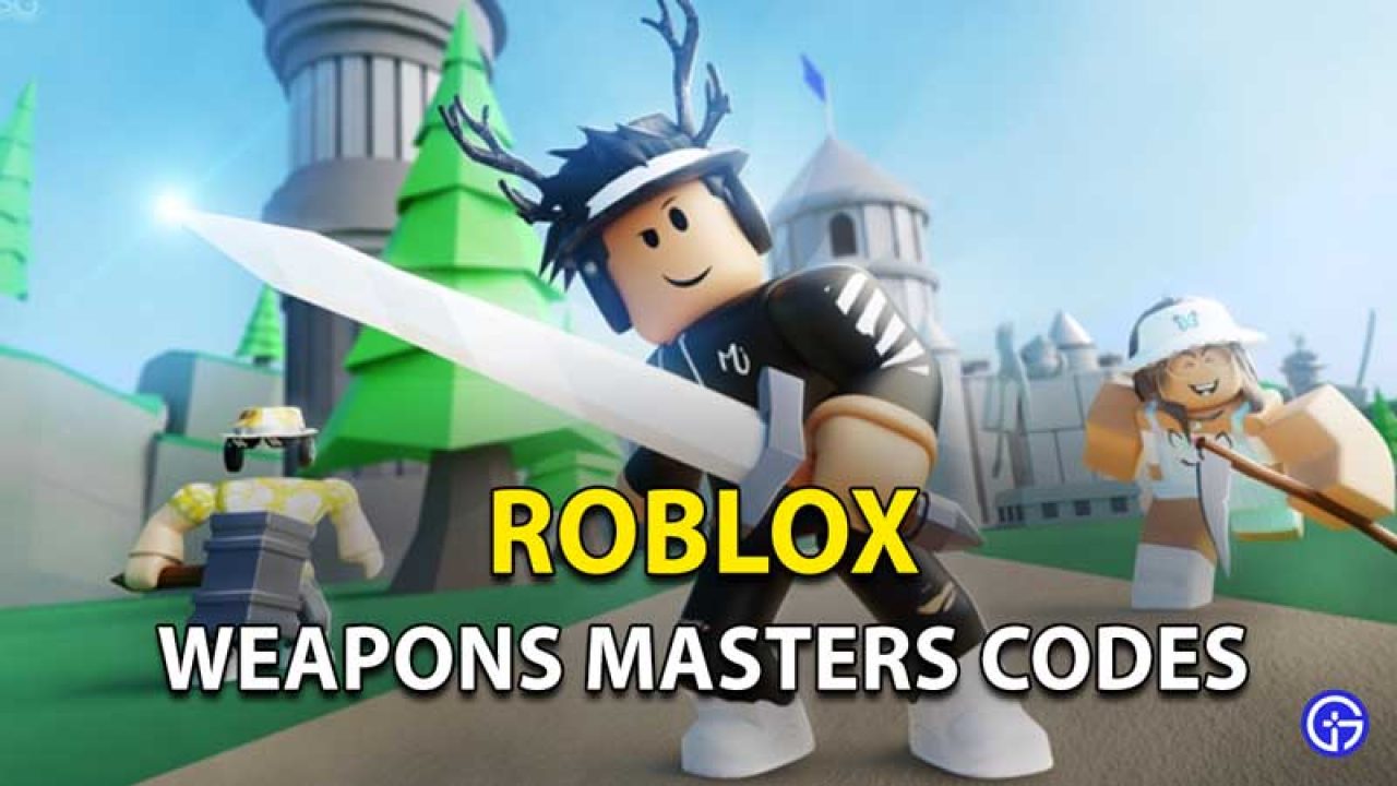 Roblox Weapon Masters Codes May 2021 New Gamer Tweak - roblox character with gun white background