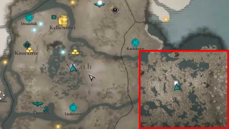 Southern Ui Neill Hoard Map AC Valhalla