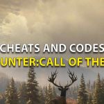 Cheats and codes the hunter call of the wild
