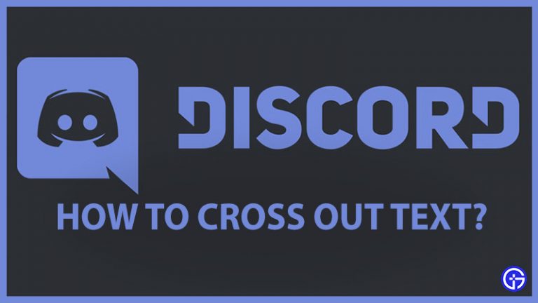 Discord Cross Out Text