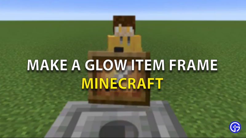 Glow Item Frame Minecraft