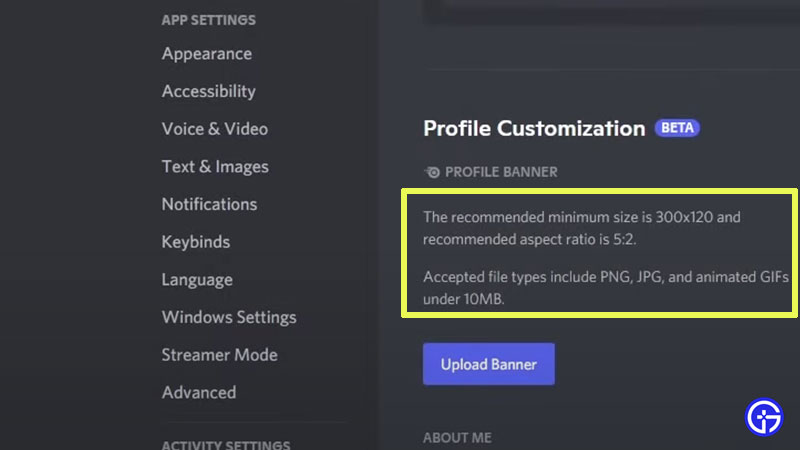 Discord Banner: How To Get Animated GIF Profile Banner - Gamer Tweak