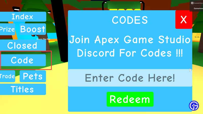 How to Redeem Codes in Apex Simulator