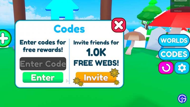 Be A Spider Tycoon Codes Roblox (August 2023) - Gamer Tweak