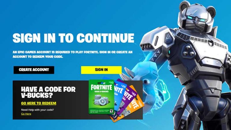 codes to redeem in fortnite
