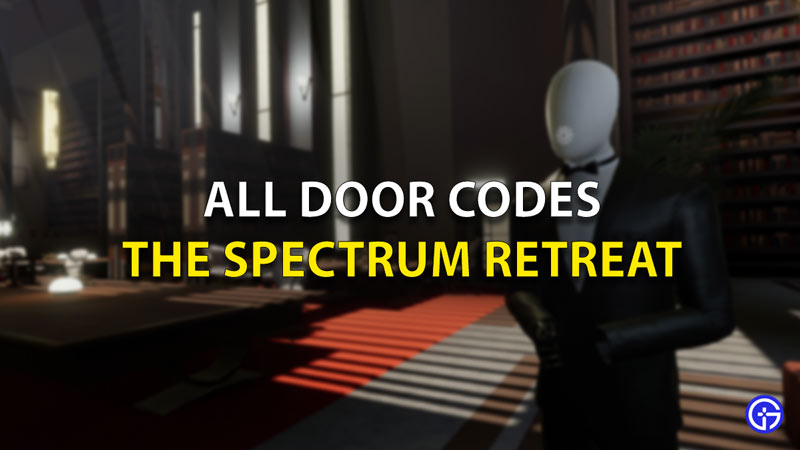 Spectrum Retreat All Door Codes