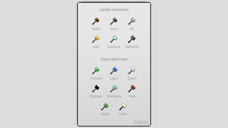 vanilla hammers mod download