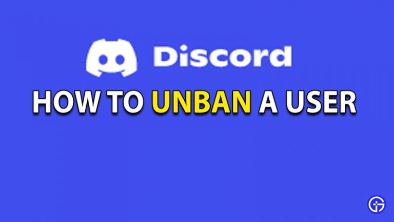 How To Unban Someone In Discord