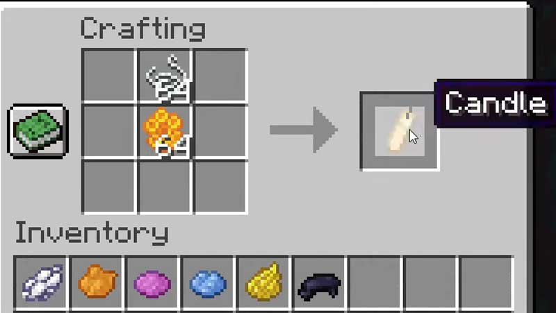 Minecraft: How To Craft Candles
