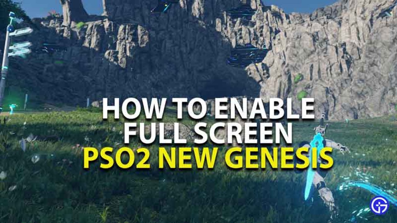 How To Play Phantasy Star Online 2 New Genesis Full Screen On Pc - how to make roblox full screen on pc