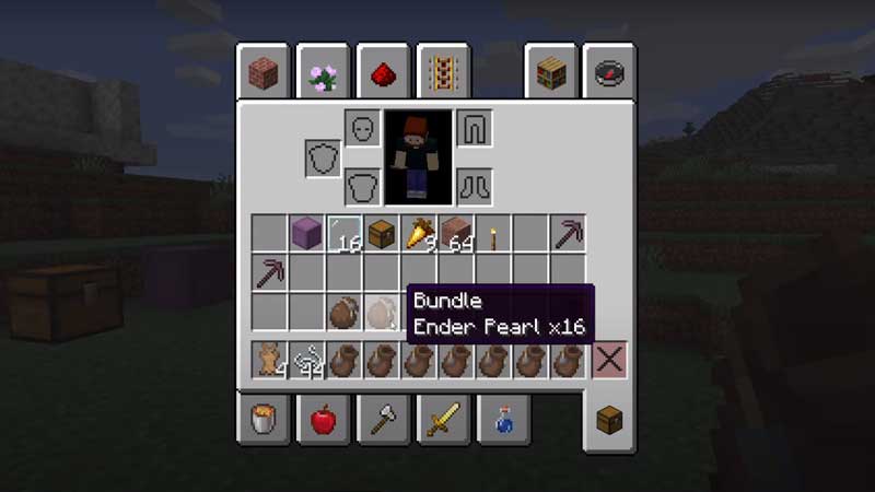 how to use bundles minecraft