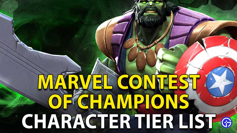 Marvel Contest Of Champions (MCOC) Tier List