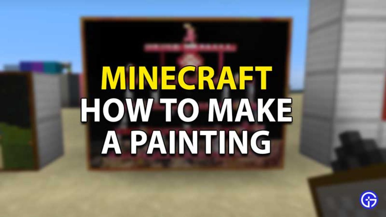 How To Make Custom Paintings In Minecraft Painting Crafting Recipe - roblox custom hotbar