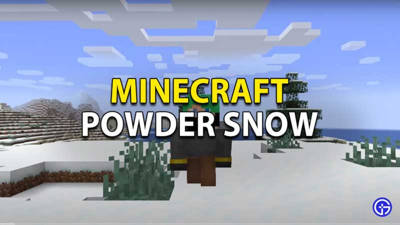 How To Get Powder Snow In Minecraft 27.277 Caves & Cliffs