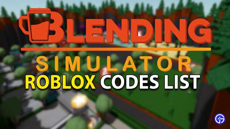 Redeem Blending Simulator Codes Roblox