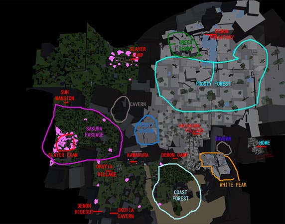 Roblox Demonfall Map