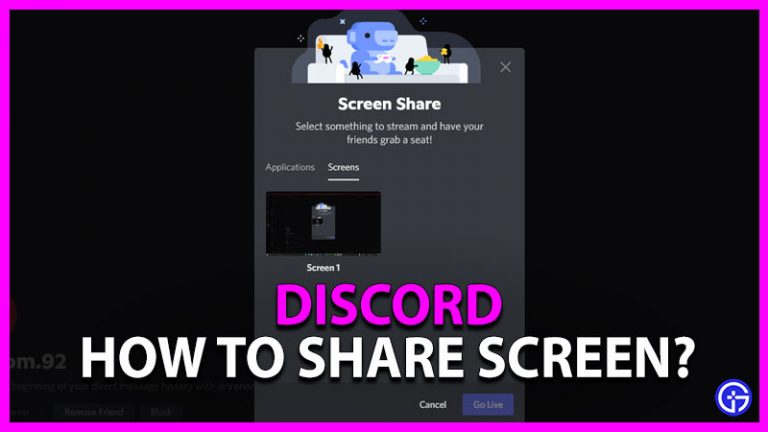 Discord Share Screen