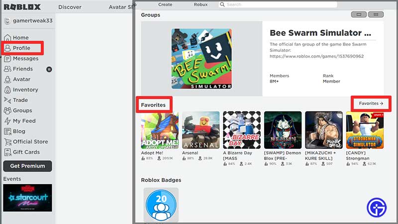 How To Check Your Favorites in Roblox