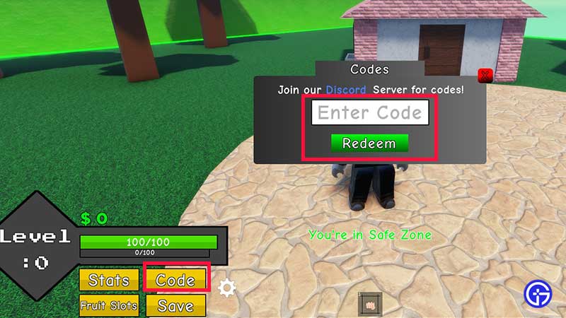 how to redeem codes in roblox pro piece
